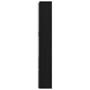 Κεφαλάρι Ντουλάπι με LED Μαύρη Δρυς 180 x 16,5 x 103,5 cm - Pakobazaar