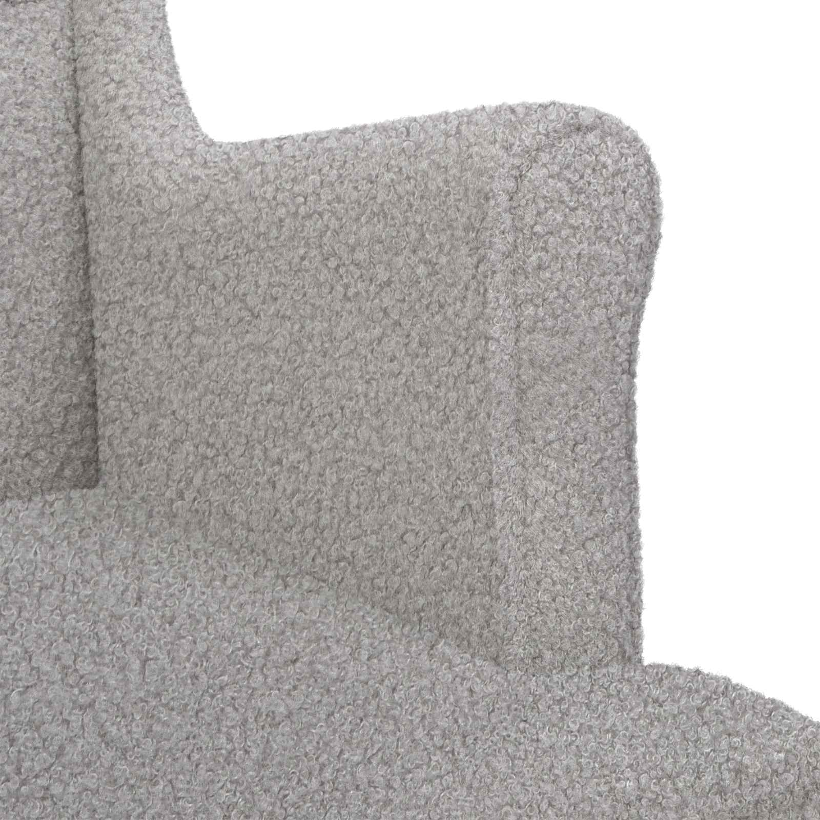 Πολυθρόνα Ανοιχτό γκρι ύφασμα - Pakobazaar
