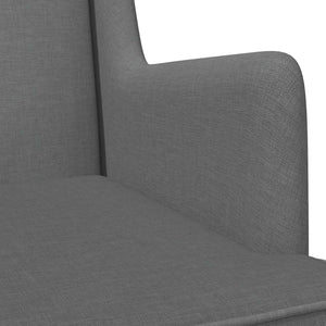 Κουνιστή καρέκλα Σκούρο Γκρι 62 x 80 x 85 εκ ύφασμα - Pakobazaar