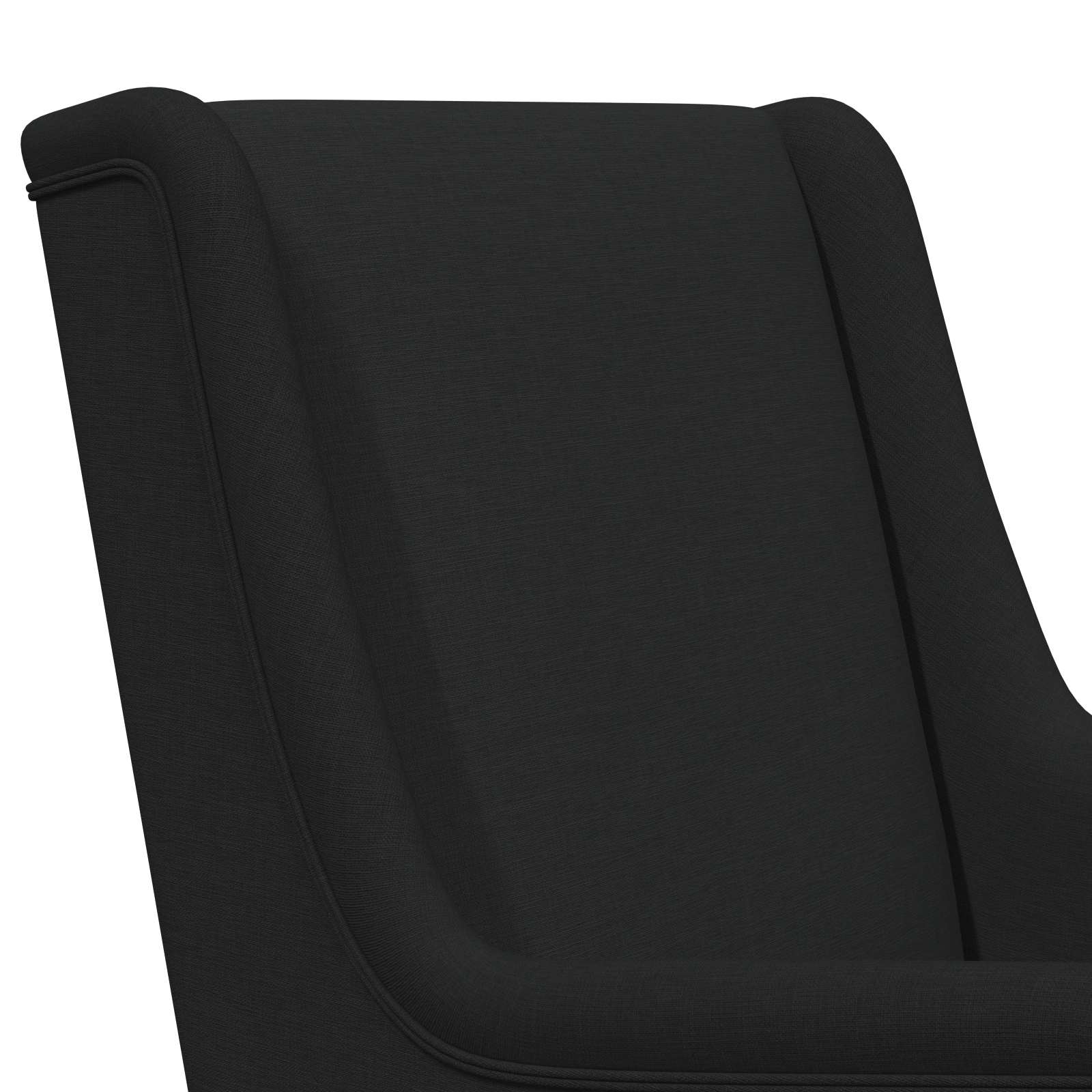 Κουνιστή καρέκλα Μαύρο 62 x 80 x 85 εκ ύφασμα - Pakobazaar