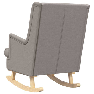 Κουνιστή καρέκλα Taupe 62 x 80 x 85 εκ ύφασμα - Pakobazaar