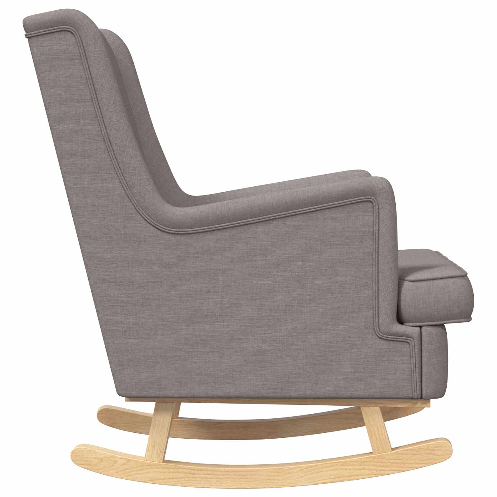 Κουνιστή καρέκλα Taupe 62 x 80 x 85 εκ ύφασμα - Pakobazaar