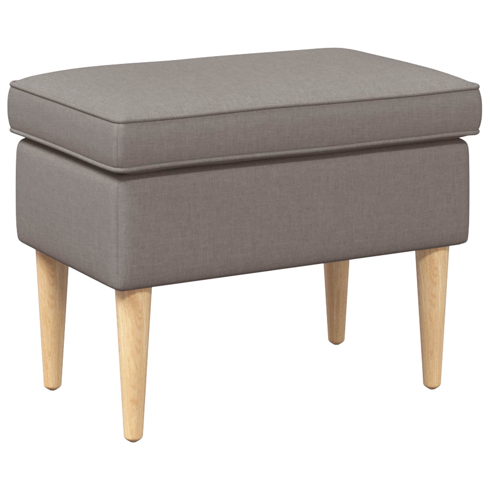 Πολυθρόνα Ποδιών Taupe 55 x 35 x 41 εκ Πολυεστέρας - Pakobazaar