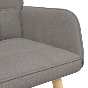 Διθέσιος Καναπές Taupe 115 x 61 x 87 εκ. ύφασμα - Pakobazaar