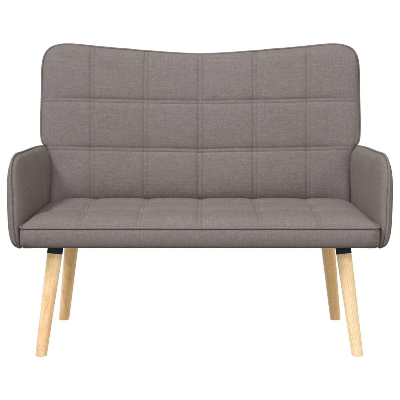 Διθέσιος Καναπές Taupe 115 x 61 x 87 εκ. ύφασμα - Pakobazaar
