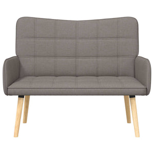 Διθέσιος Καναπές Taupe 115 x 61 x 87 εκ. ύφασμα - Pakobazaar