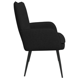 Καναπές 2 ατόμων Μαύρο 115 x 61 x 87 εκ. ύφασμα - Pakobazaar