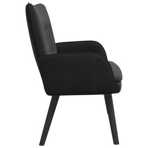 Διθέσιος Καναπές Μαύρο 115 x 61 x 87 εκ. Βελούδο - Pakobazaar