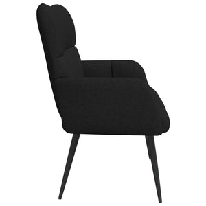 Διθέσιος Καναπές Μαύρο 115 x 61 x 87 εκ. ύφασμα - Pakobazaar