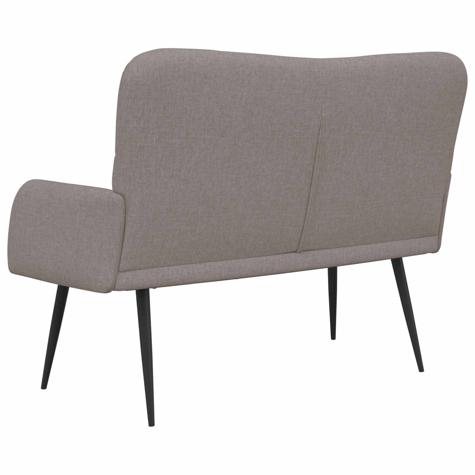 Διθέσιος Καναπές Taupe 115 x 61 x 87 εκ. ύφασμα - Pakobazaar