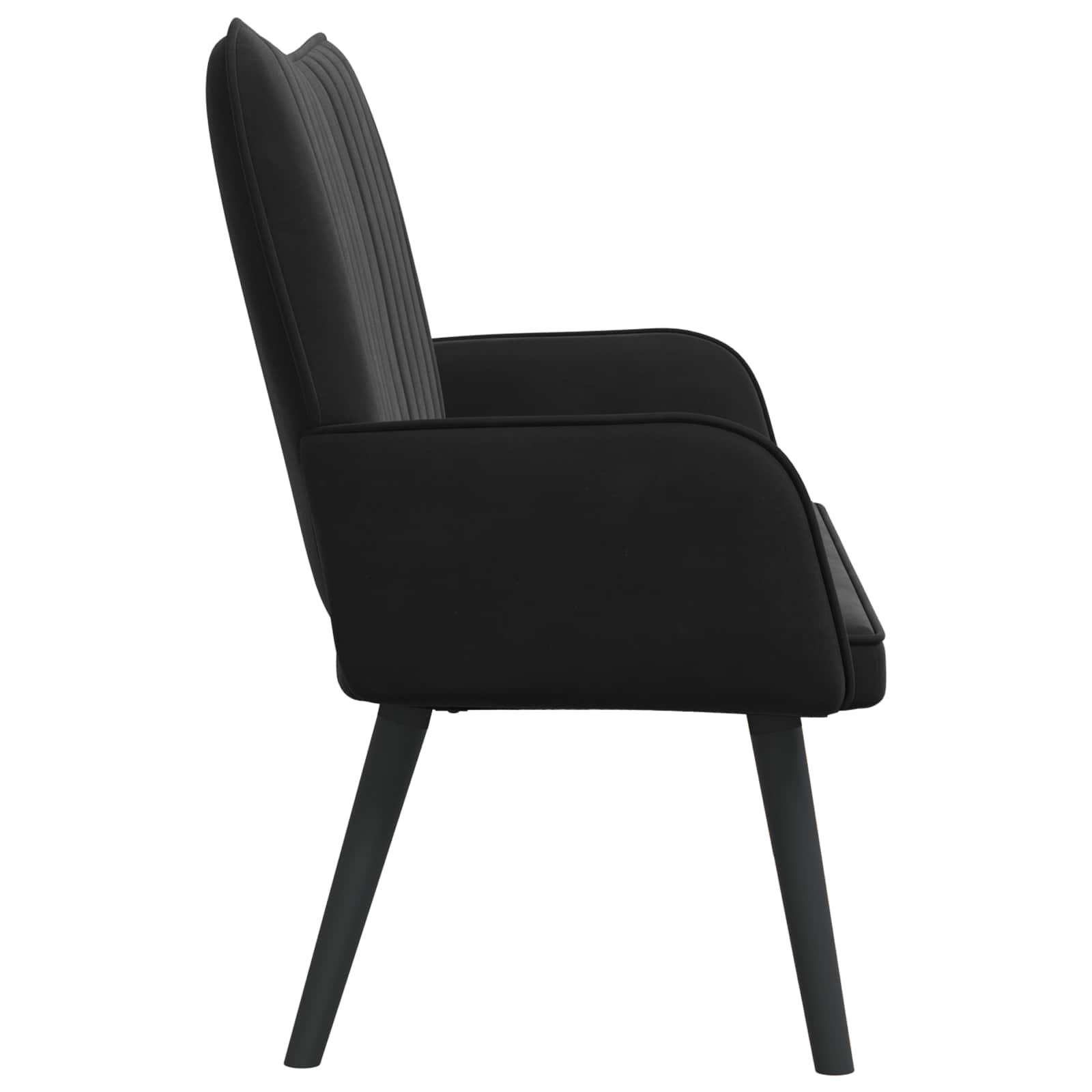Διθέσιος Καναπές Μαύρο 115 x 61 x 87 εκ. Βελούδο - Pakobazaar