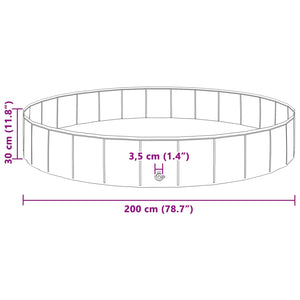 Πισίνα για Παιδιά Κόκκινο Ø200 x 30 cm - Pakobazaar