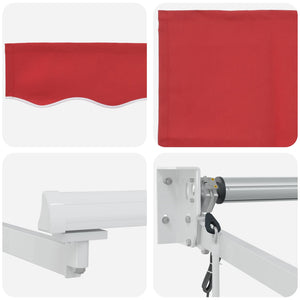 Ηλεκτρική Αυλή Κόκκινο 3 x 2,5 μ Αλουμίνιο - Pakobazaar