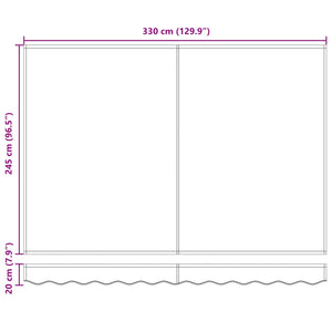 Ηλεκτρικό Αναδιπλούμενο Σκίαστρο Πράσινο και Λευκό 3,5 x 2,5 μ - Pakobazaar