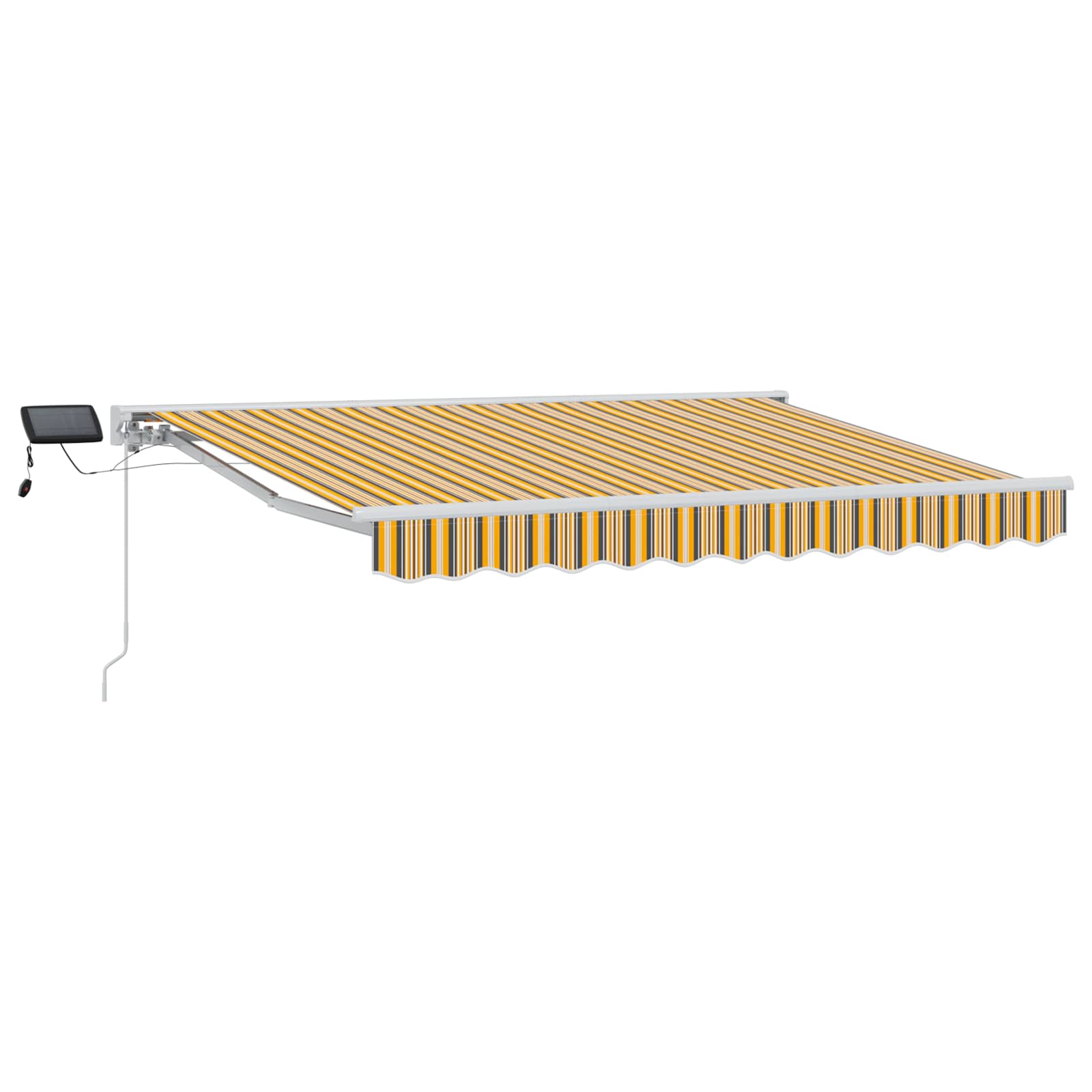 Χειροκίνητο πλαίσιο τέντας με LED 2,5 x 2 m - Pakobazaar