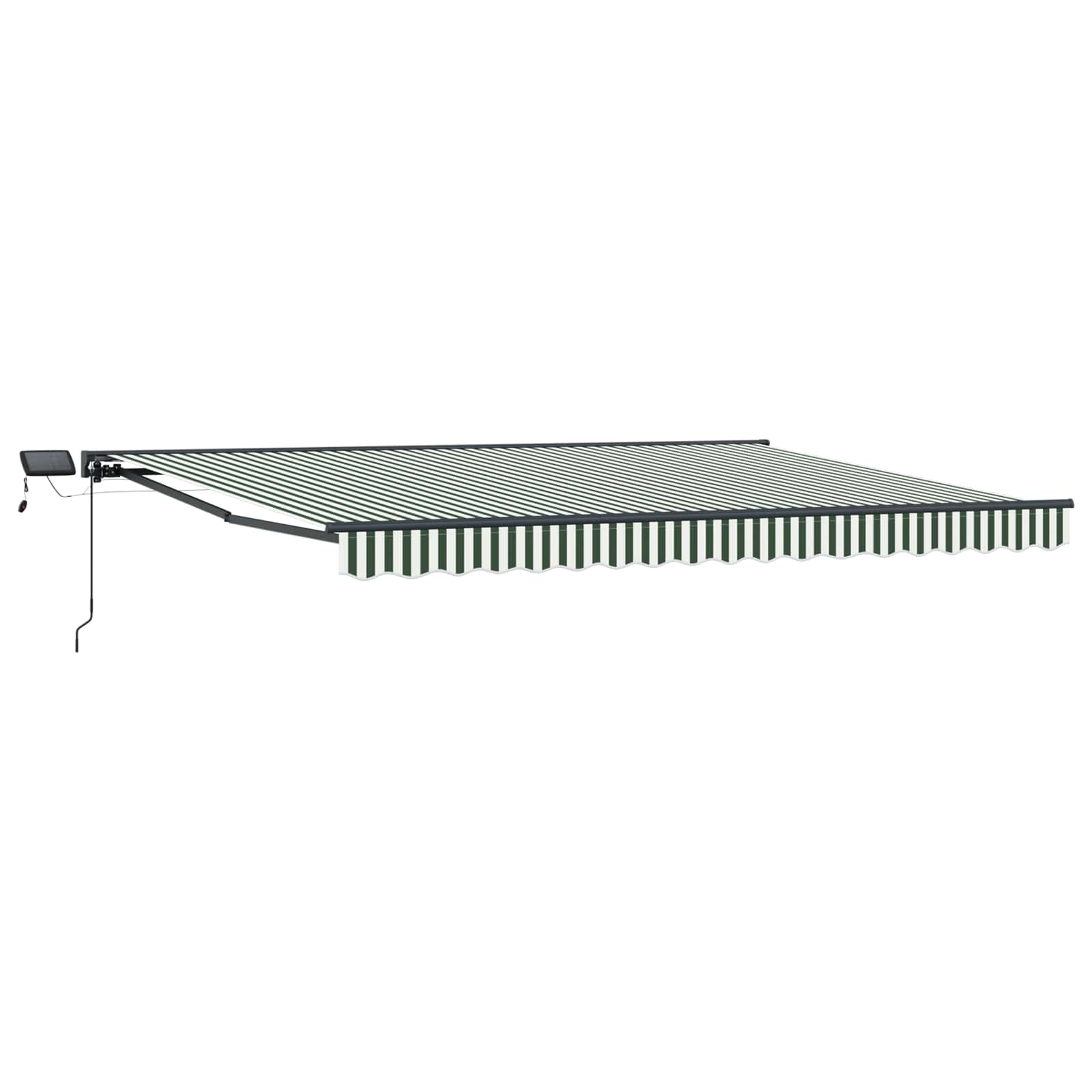 Χειροκίνητο πλαίσιο τέντας με LED 4 x 2 m - Pakobazaar
