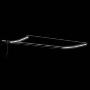 Χειροκίνητο πλαίσιο τέντας με LED Λευκός 5 x 3,5 μ - Pakobazaar