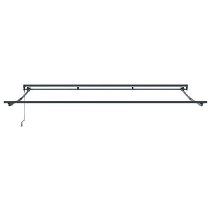 Ηλεκτρικό Αναδιπλούμενο Σκίαστρο Γκρι και Λευκό 4 x 3,5 μ - Pakobazaar