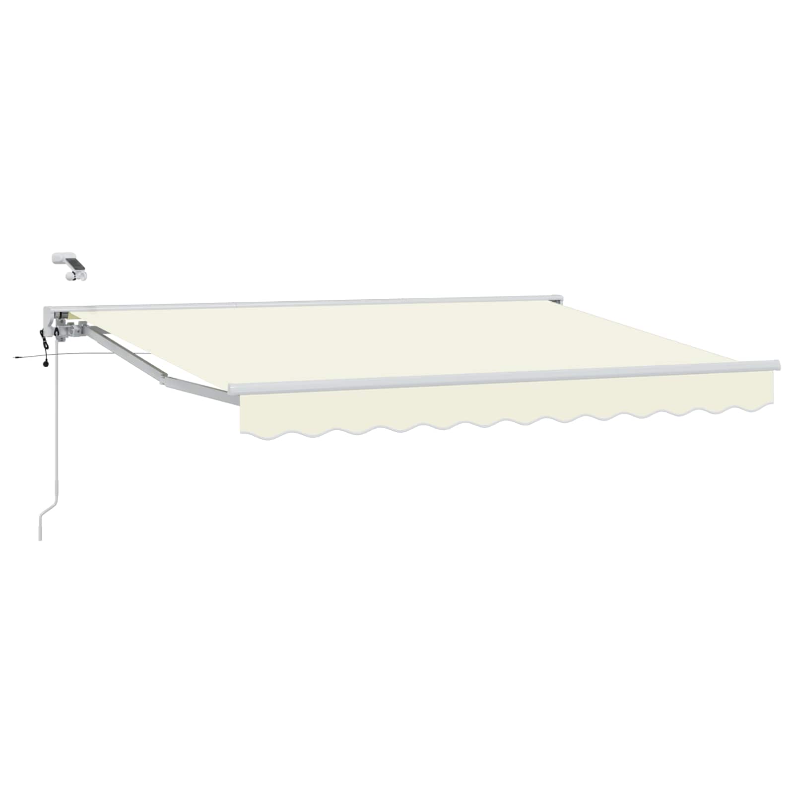 Ηλεκτρικό Αναδιπλούμενο Σκίαστρο Κρεμ 3,5 x 2 m - Pakobazaar