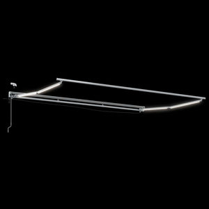 Ηλεκτρικό Αναδιπλούμενο Σκίαστρο Κίτρινο και Λευκό 4,5 x 3,5 μ - Pakobazaar