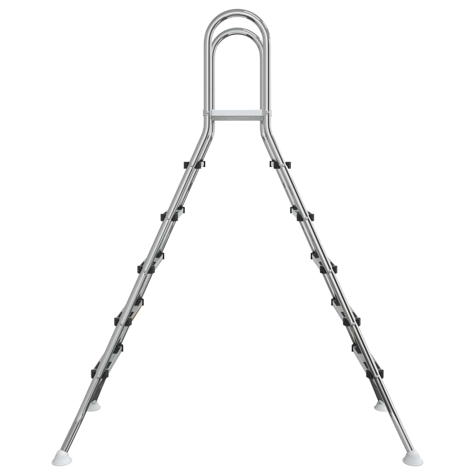 Σκάλα πισίνας πάνω από το έδαφος 224 x 175 cm 5-Βήμα - Pakobazaar