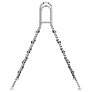 Σκάλα πισίνας πάνω από το έδαφος 224 x 175 cm 5-Βήμα - Pakobazaar