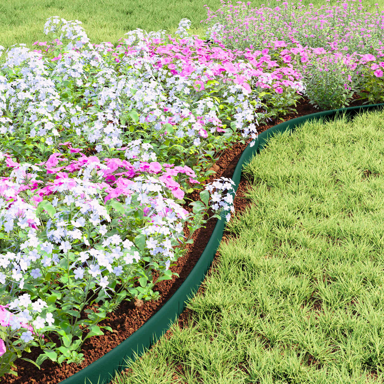 Περιγράμματα γκαζόν Πράσινο 5000 x 4 x 5 εκ. Πλαστικό