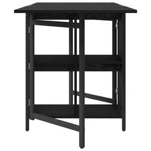 Τραπέζι φαγητού 144 x 60 x 75 εκ. Επεξεργασμένο Ξύλο Μαύρη Δρυς - Pakobazaar