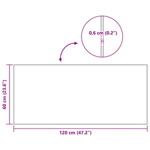 Ματ Προστασίας Αθλητισμού Μαύρο 120 x 60 x 0,6 εκ. - Pakobazaar