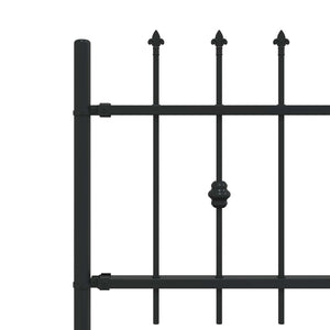 Φράχτης με Σπίθες ASTEN 200 x 110 εκ Μαύρο