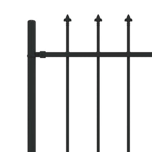 Φράχτης με Σπίθες ASTEN 200 x 200 cm Μαύρο
