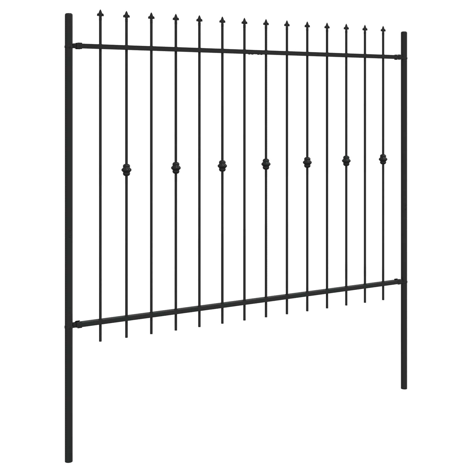 Φράχτης με Σπίθες Μαύρο 200 x 200 cm