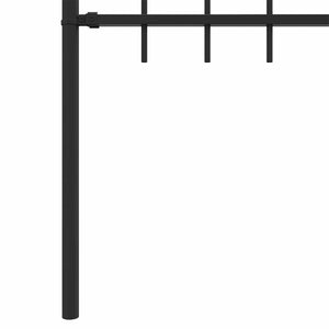 Φράχτης με Σπίθες ASTEN 200 x 150 cm Μαύρο