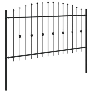 Φράχτης με Σπίθες ASTEN 200 x 150 cm Μαύρο
