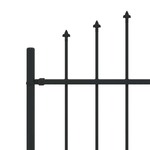 Φράχτης με Σπίθες Μαύρο 200 x 200 cm - Pakobazaar