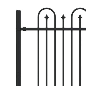 Φράχτης Καμάρας με Άκρες DRONTEN 200 x 150 cm Μαύρο