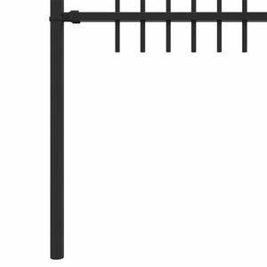 Φράχτης Καμάρας με Άκρες DRONTEN 200 x 200 cm Μαύρο