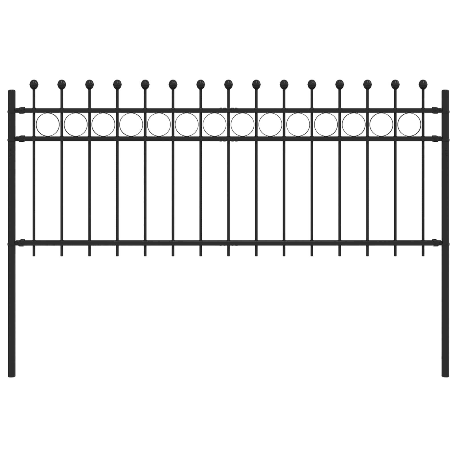 Δαχτυλίδι φράχτη Μαύρο 200 x 130 εκ