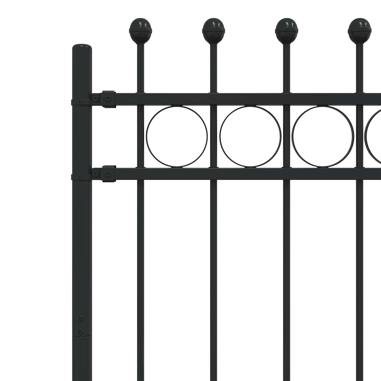 Δαχτυλίδι φράχτη Μαύρο 200 x 150 cm - Pakobazaar