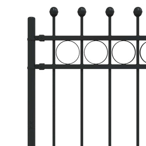 Δαχτυλίδι φράχτη Μαύρο 200 x 150 cm - Pakobazaar
