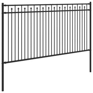 Φράχτης με Άκρες BAARLO 200 x 150 cm Μαύρο
