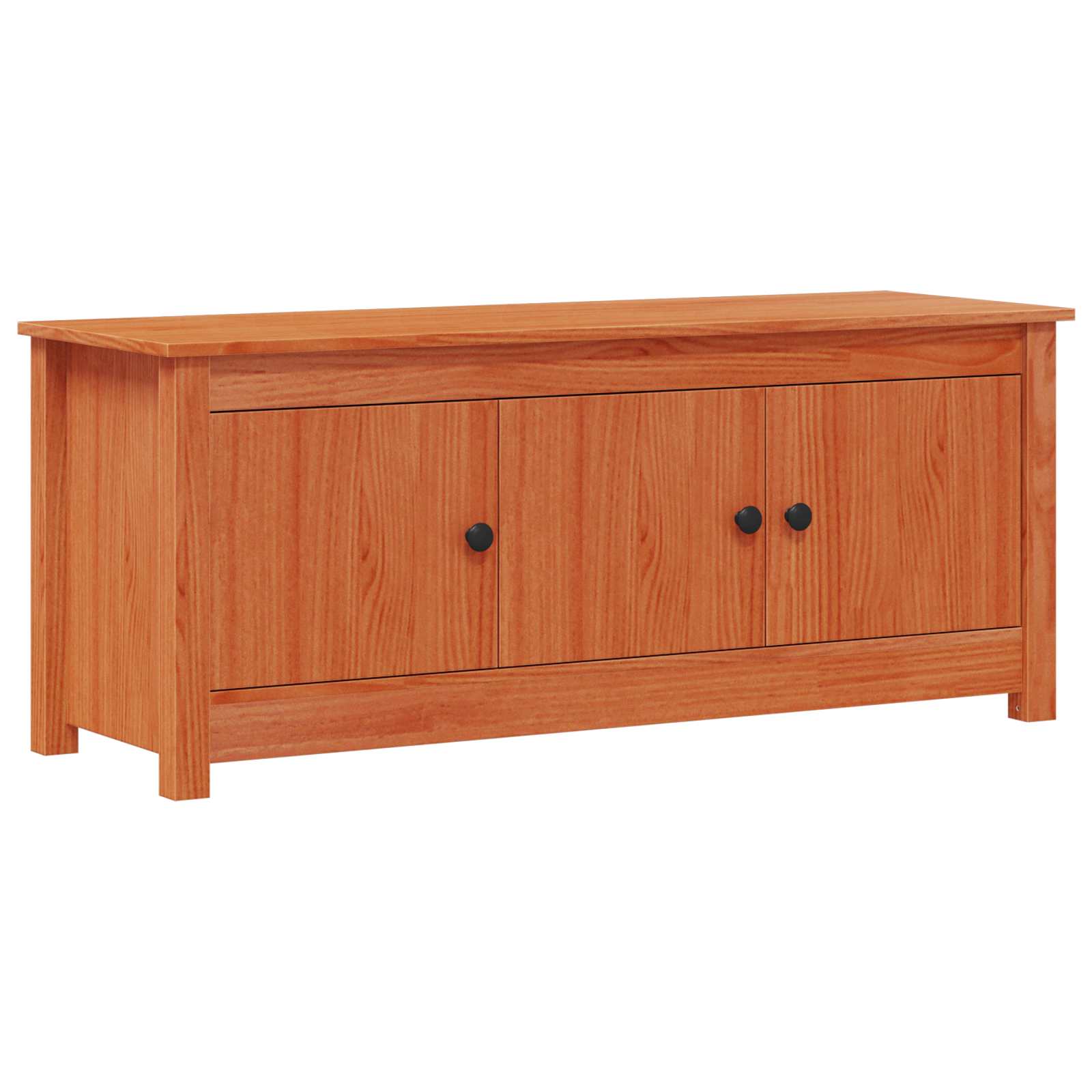 Ντουλάπα Παπουτσιών Κερωμένο Καφέ 110 x 38 x 45,5 εκ - Pakobazaar