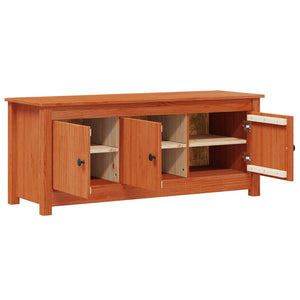 Ντουλάπα Παπουτσιών Κερωμένο Καφέ 110 x 38 x 45,5 εκ - Pakobazaar