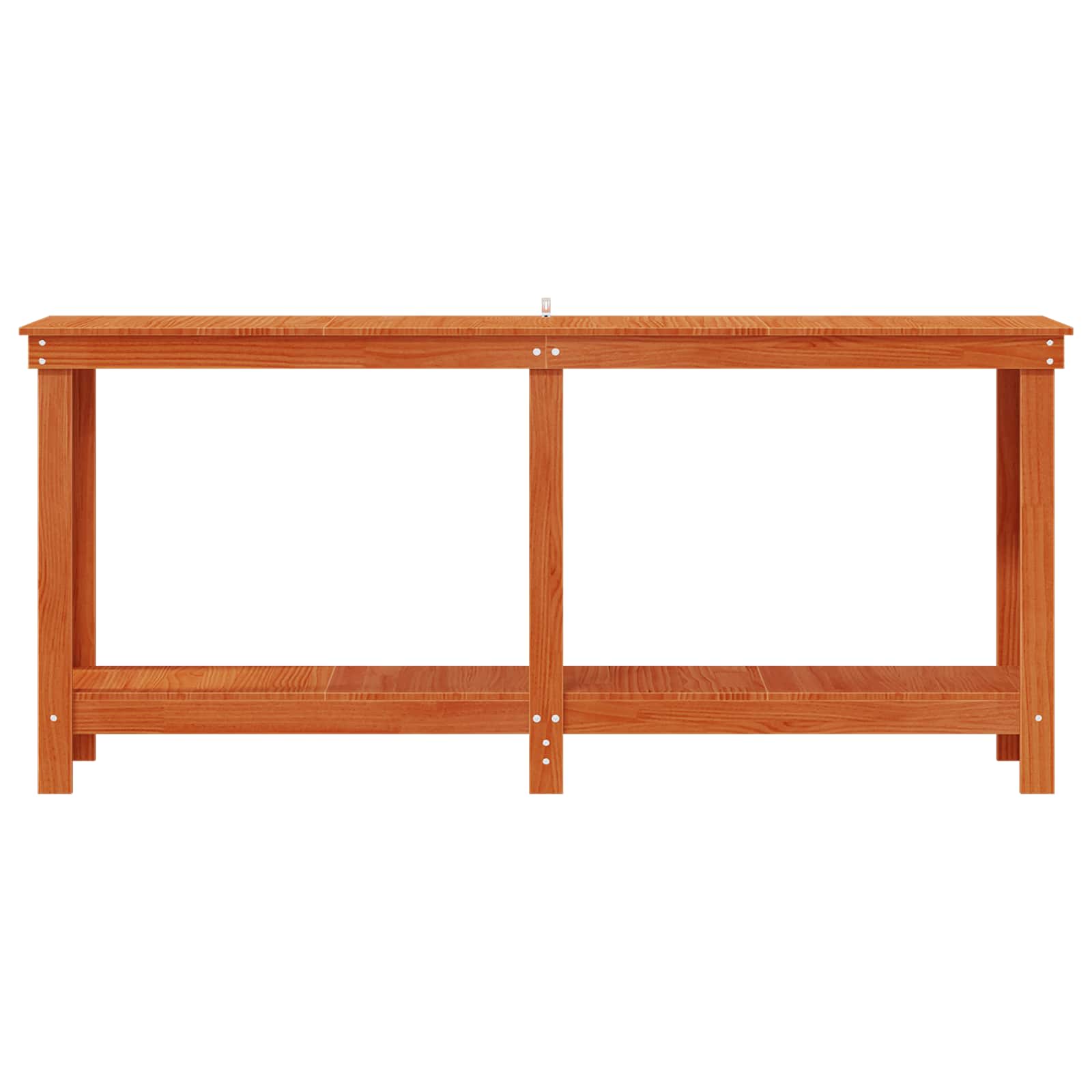 Πάγκος εργασίας Κερωμένο Καφέ 180 x 50 x 80 cm Στερεό πεύκο - Pakobazaar