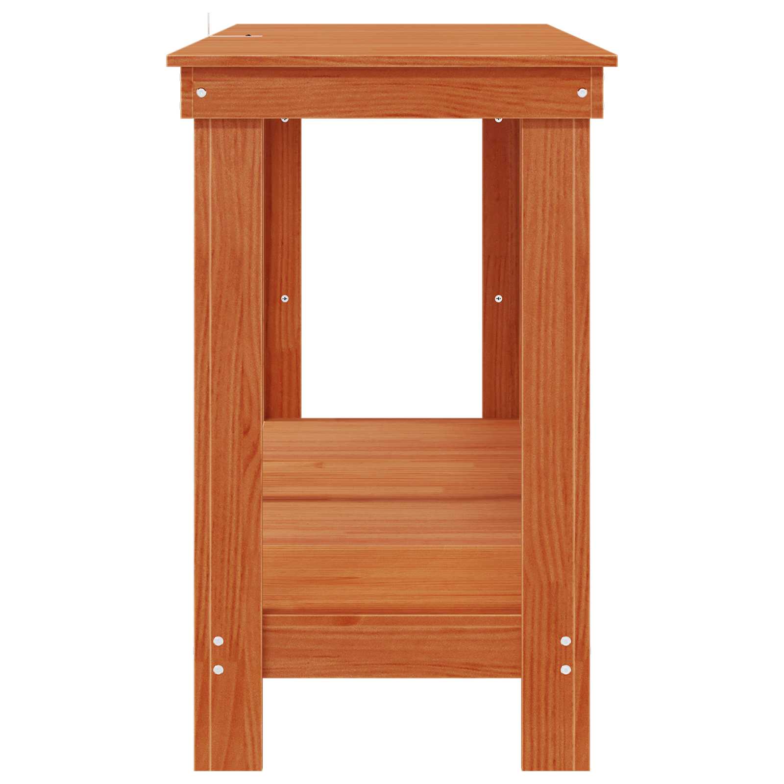 Πάγκος εργασίας Κερωμένο Καφέ 180 x 50 x 80 cm Στερεό πεύκο - Pakobazaar
