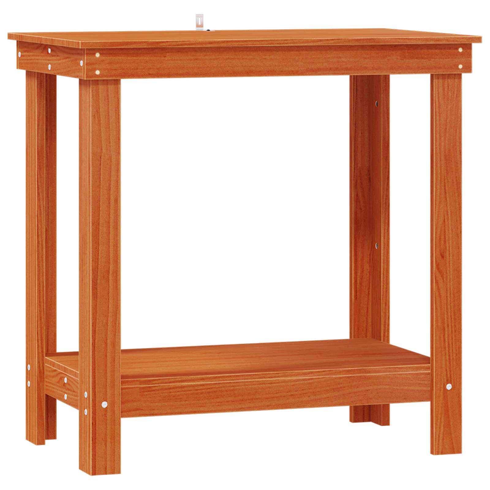 Πάγκος εργασίας Κερωμένο Καφέ 80 x 50 x 80 cm Στερεό πεύκο - Pakobazaar