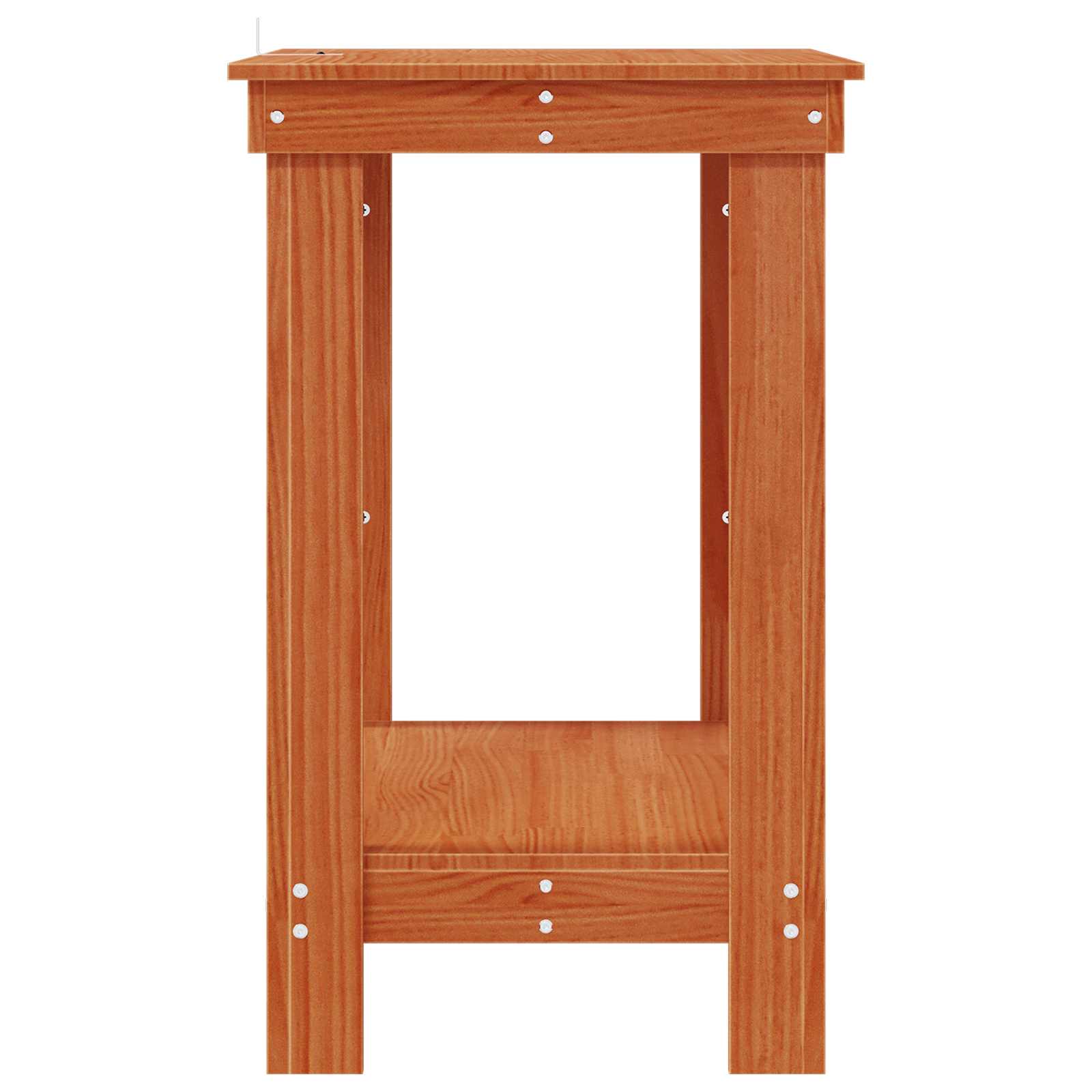 Πάγκος εργασίας Κερωμένο Καφέ 80 x 50 x 80 cm Στερεό πεύκο - Pakobazaar