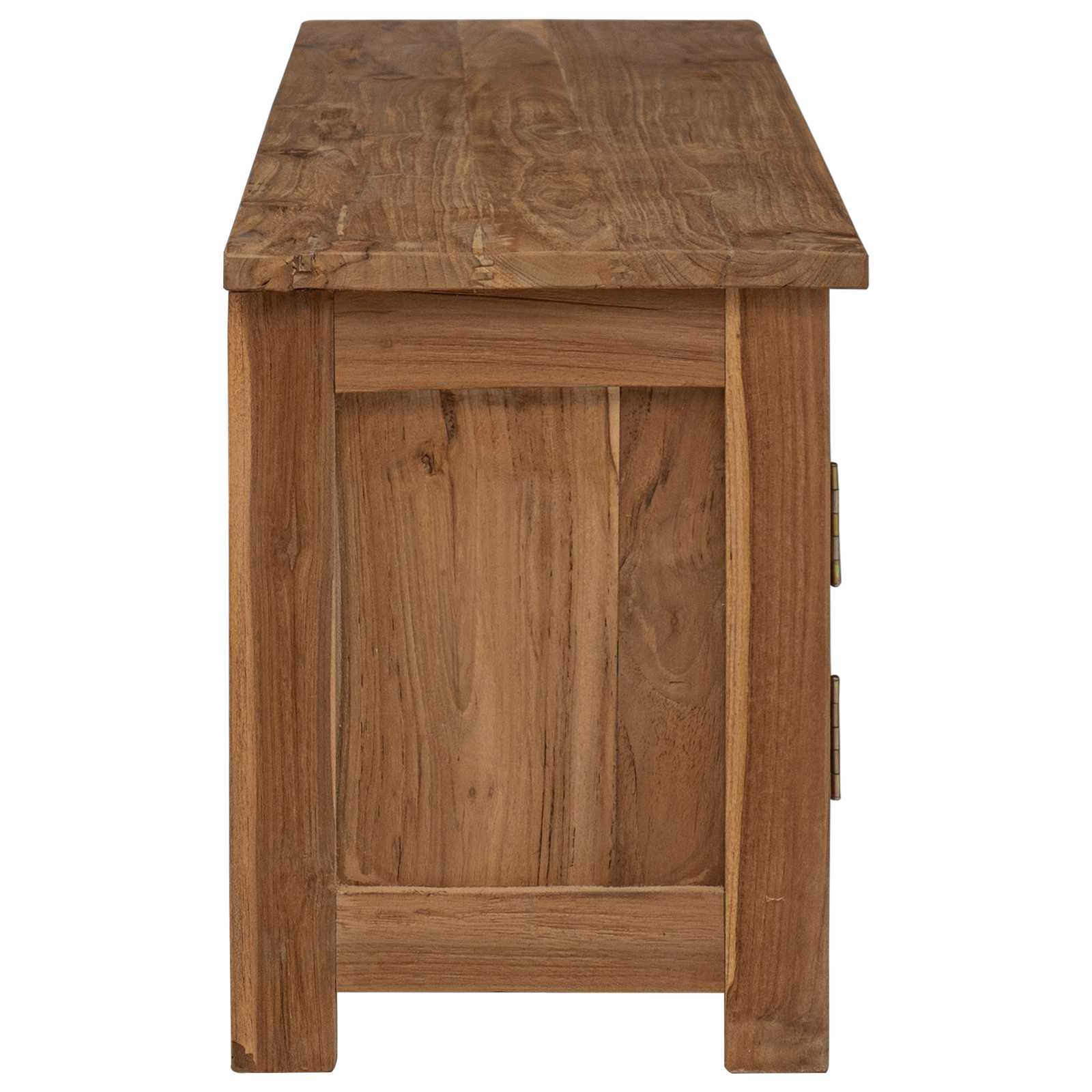Έπιπλο τηλεόρασης 110 x 30 x 40 cm Φυσικό Στερεό Ξύλο Τίκ