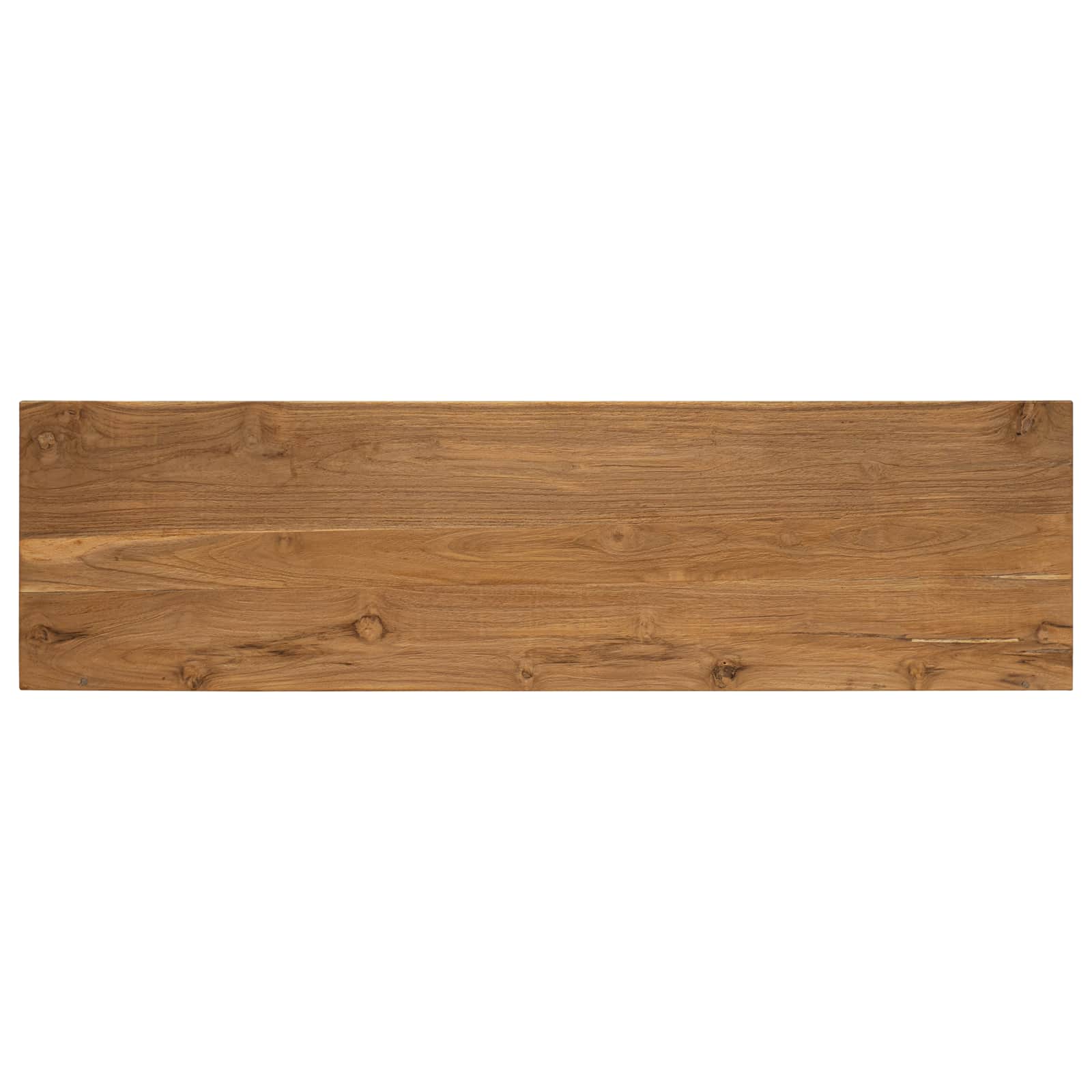 Έπιπλο τηλεόρασης 110 x 30 x 40 cm Φυσικό Στερεό Ξύλο Τίκ