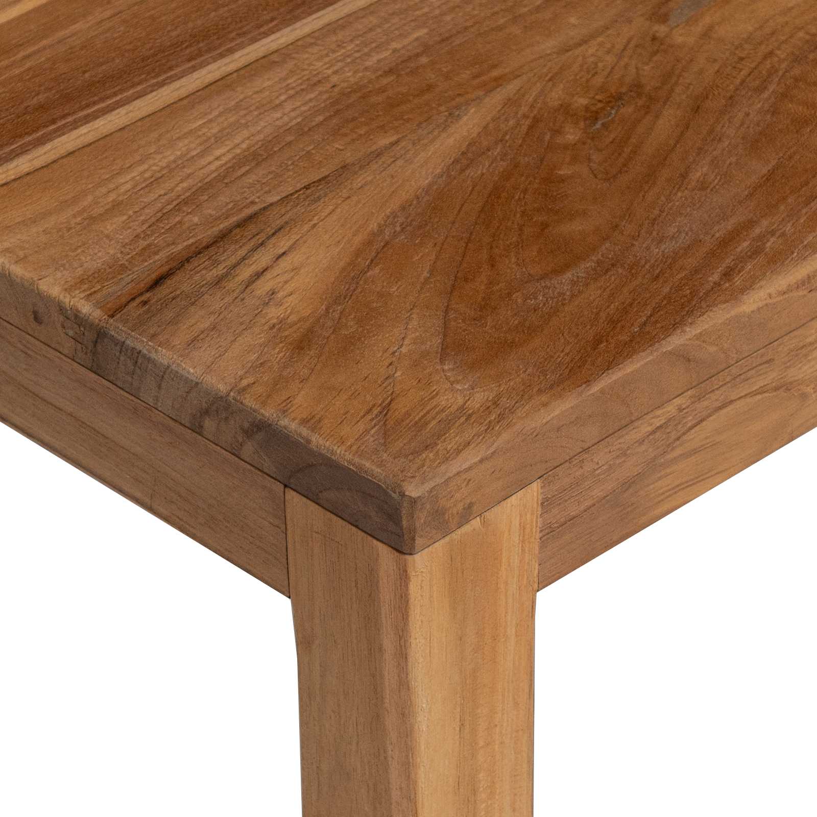 Τραπέζι κονσόλας Φυσικό 110 x 35 x 75 cm Στερεό Ξύλο Τίκ